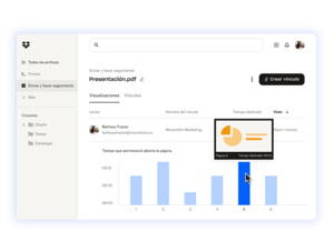 Envía documentos de forma segura y haz un seguimiento de la actividad